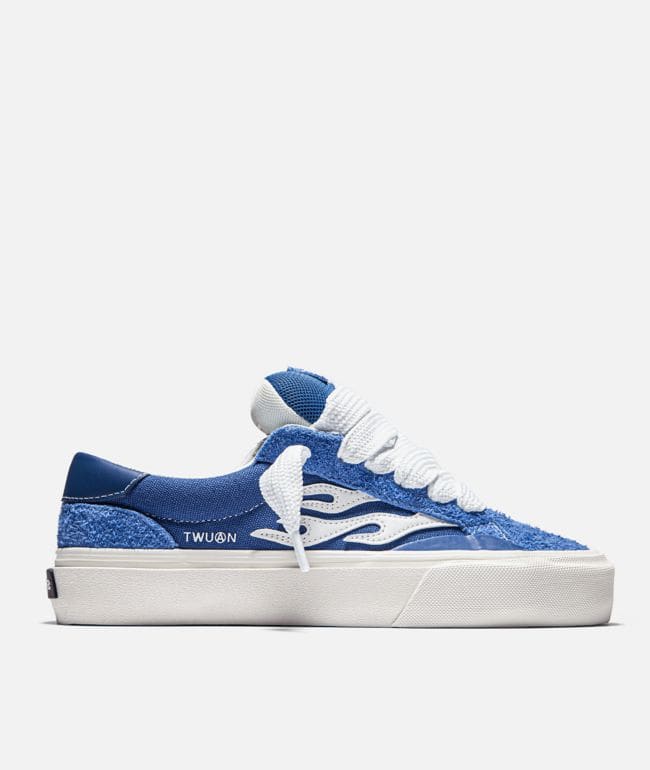 Straye Dixon Logan Puff Blue & White Skate Shoes, foto 2